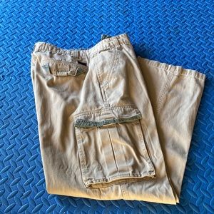 Khaki cargo pants